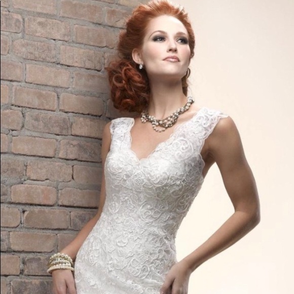 Maggie Sottero Dresses & Skirts - Maggie Sottero mermaid wedding dress